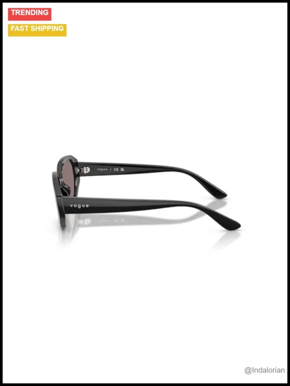Kids Oval Sunglasses with UV Protection and Adjustable Temples